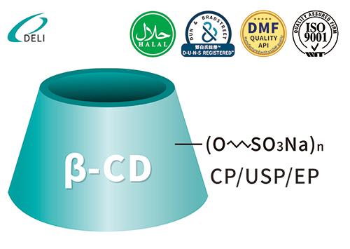 CAS 182410-00-0 Sulfobutyl Beta Cyclodextrin Ether Sodium Salts